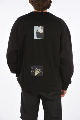 Printed back long sleeve t-shirt