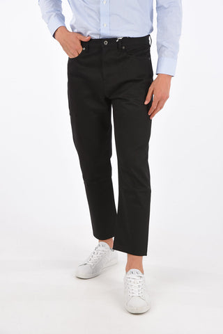 18,5cm Mid-rise waist straight fit jeans