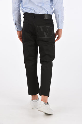 18,5cm Mid-rise waist straight fit jeans