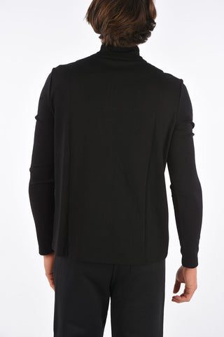 felpa mock con zip