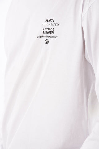Printed back long sleeve t-shirt
