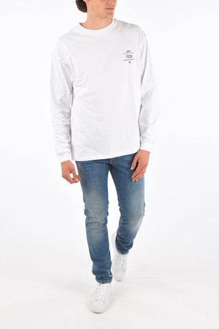 Printed back long sleeve t-shirt