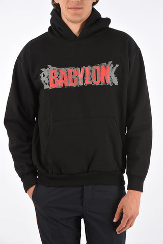 hoodie sweatshirt with maxi patch pocket