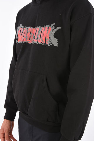 hoodie sweatshirt with maxi patch pocket