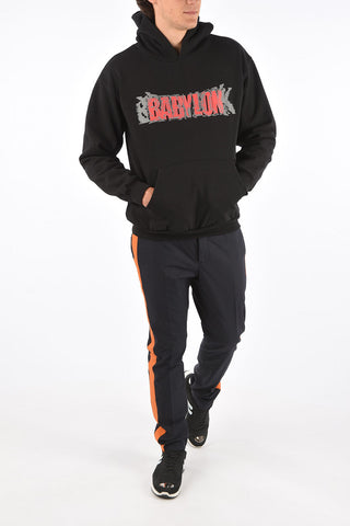 hoodie sweatshirt with maxi patch pocket