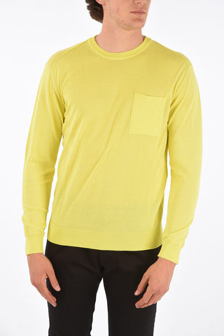 maglia girocollo con taschino