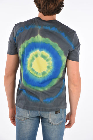 Tie dye effect taylor fit t-shirt