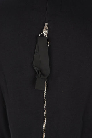 crew-neck sweatshirt with zip back