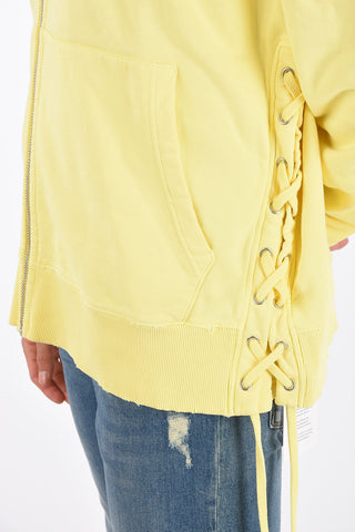 oversized sweatshirt with hood