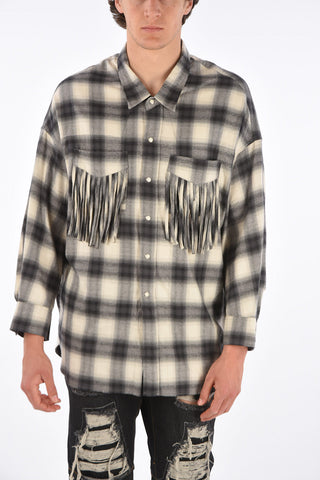camicia western con frange