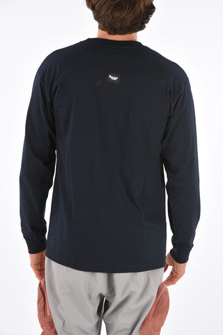 T-shirt stampata a manica lunga