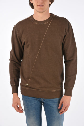 ACW faded effect crew-neck sweatshirt
