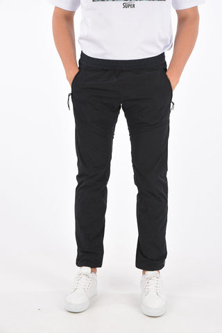 nylon drawstring waist pants