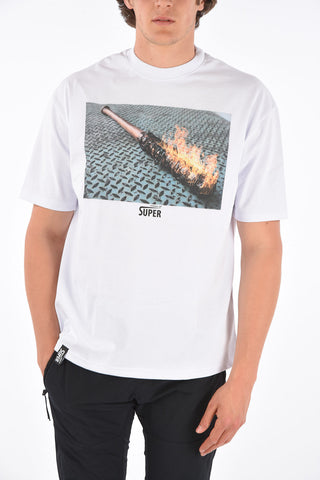 printed crew-neck t-shirt