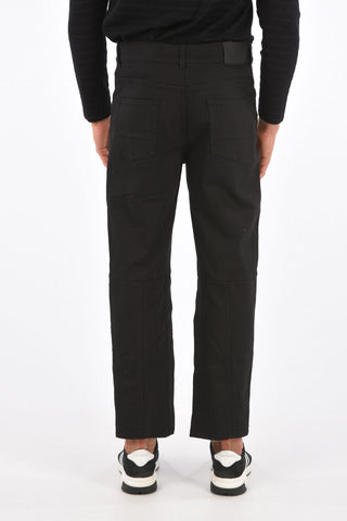 20cm straight fit jeans with Buttons ankle