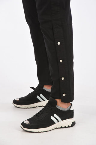 20cm straight fit jeans with Buttons ankle