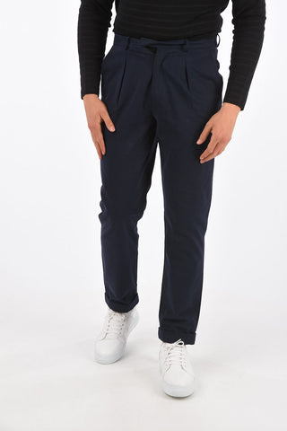 double pleat cuffed hem RUPERT trousers