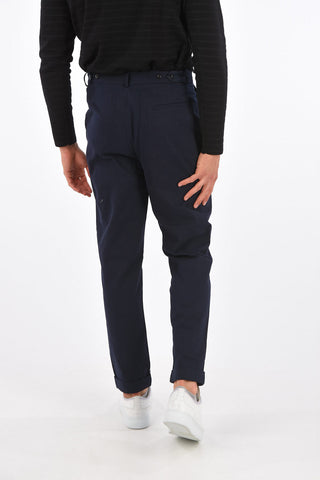 double pleat cuffed hem RUPERT trousers