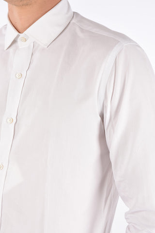 camicia a manica lunga collo francese