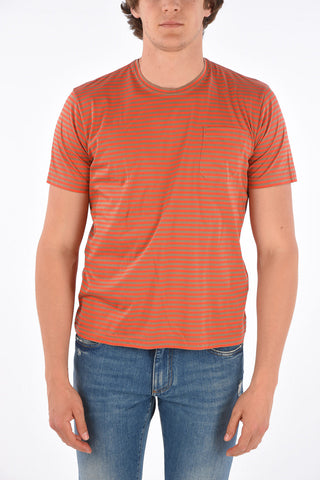 awning striped t-shirt with breast Pocket