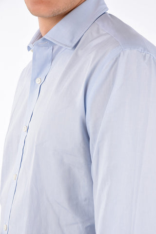 camicia in popeline collo francese