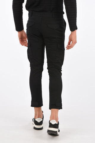 Cropped Mid-rise waist BUSH cargo pants
