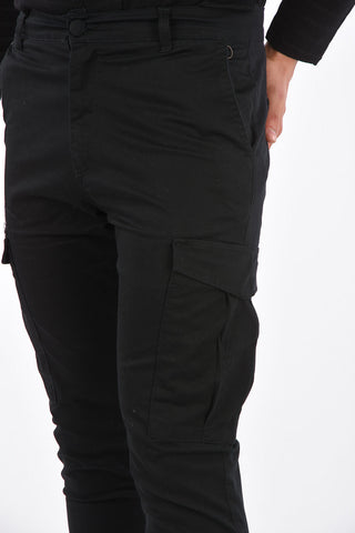 Cropped Mid-rise waist BUSH cargo pants