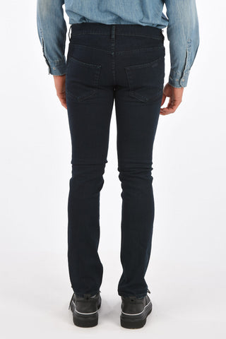 18cm Mid-rise waist slim fit jeans