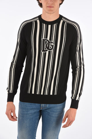 virgin wool crew-neck sweater