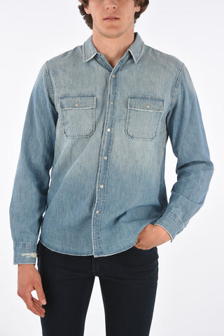 denim snap button REMINGTON shirt