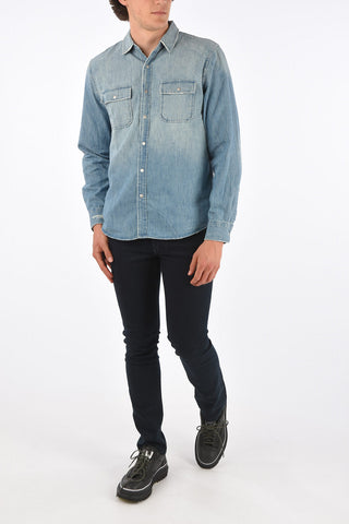 denim snap button REMINGTON shirt