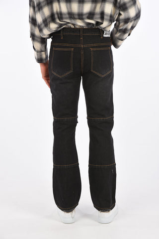 24cm vintage effect bootcut jeans