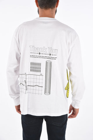 printed long sleeve t-shirt