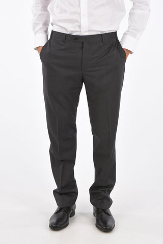 virgin wool LEADER belt loops trousers