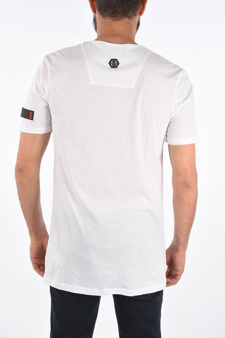 HOMME printed v-neck t-shirt