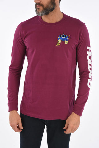printed crew-neck t-shirt