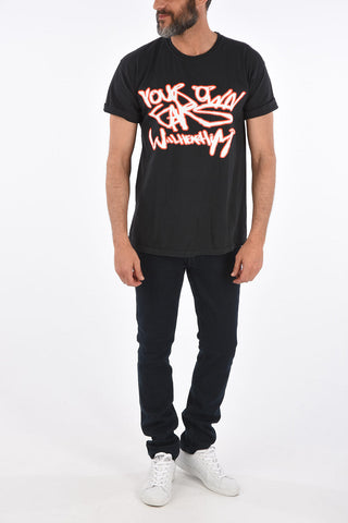 printed crew-neck t-shirt