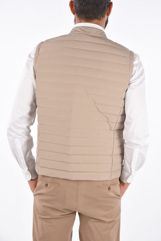 ID Full zip sleeveless down jacket