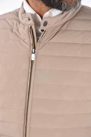 ID Full zip sleeveless down jacket