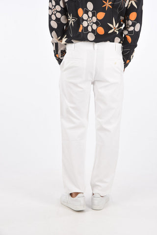 Mid-rise waist chinos