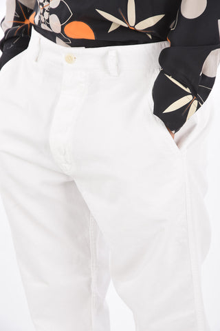 Mid-rise waist chinos