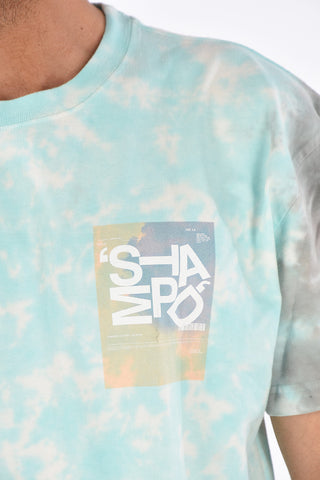 tie dye effect crew-neck t-shirt