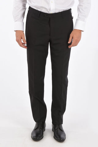 virgin wool ACADEMY belt loops trousers