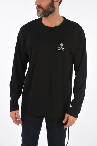 embroidered long sleeve t-shirt