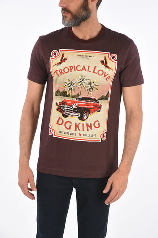 printed crew-neck t-shirt