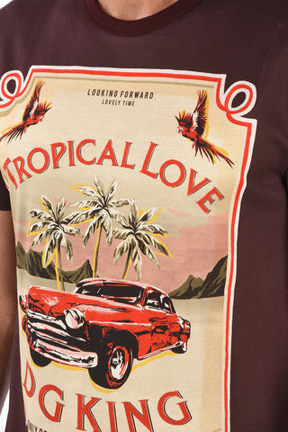 printed crew-neck t-shirt