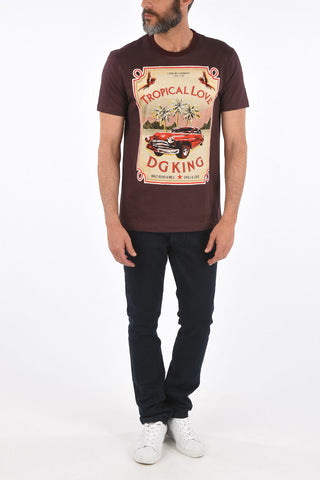 printed crew-neck t-shirt