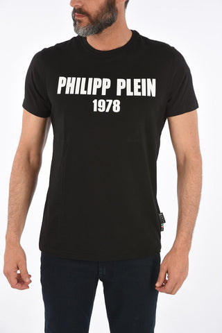 HOMME printed crew-neck t-shirt