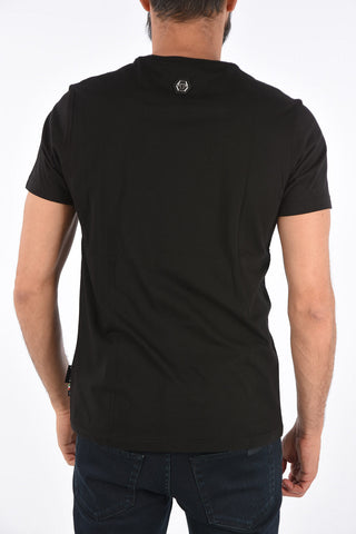 HOMME printed crew-neck t-shirt