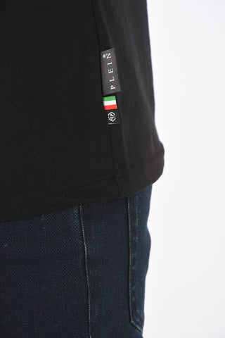 HOMME printed crew-neck t-shirt